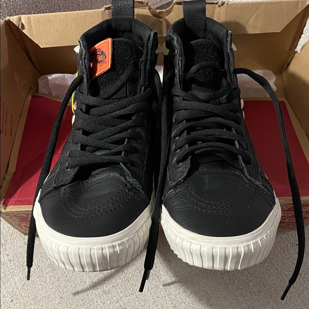 Vans Space Voyager Black High-Top Sneakers 9.5 limited edition